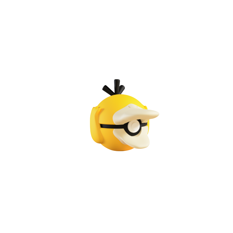 Pokéball de Psyduck Impresa en 3D