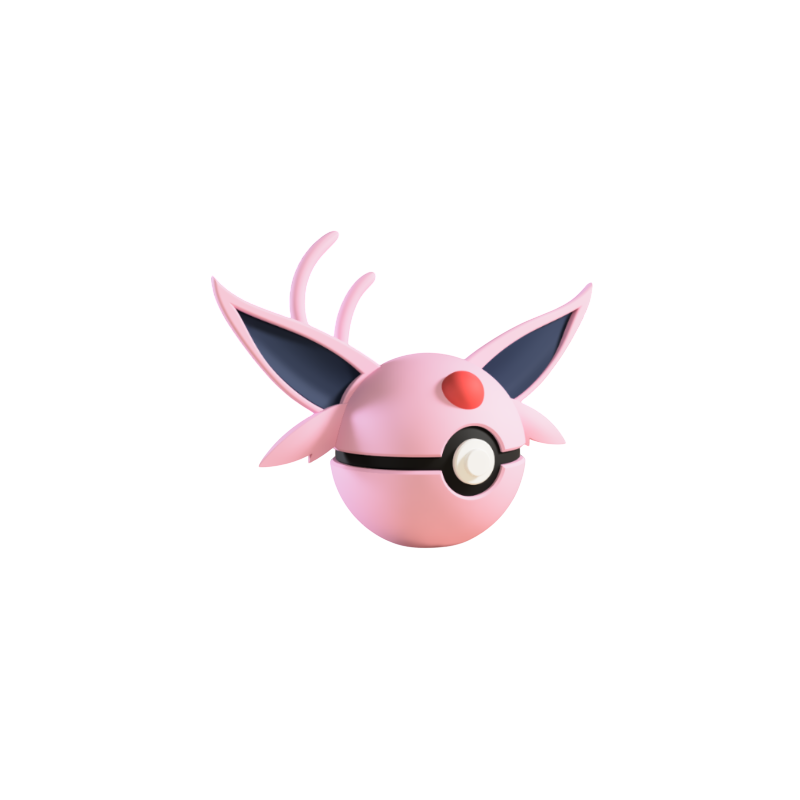 Pokéball de Espeon Impresa en 3D