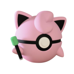 Pokéball de Jigglypuff Impresa en 3D| Jigglypuff Pokeball