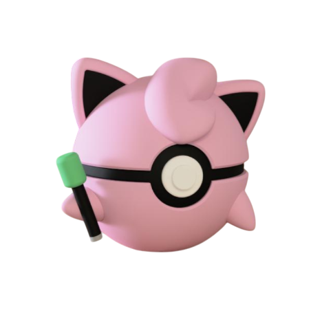 Pokéball de Jigglypuff Impresa en 3D| Jigglypuff Pokeball