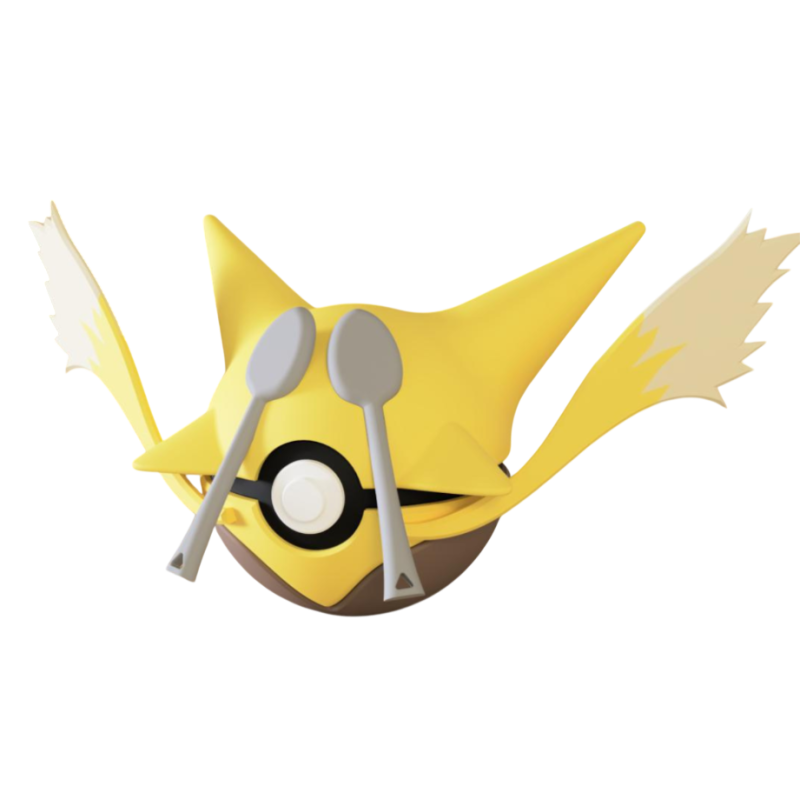 Pokeball de Alakazam Impresa en 3D