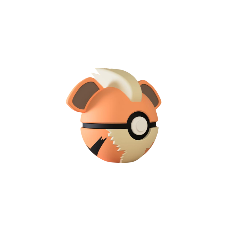 Pokéball de Growlithe Impresa en 3D | Growlithe Pokeball