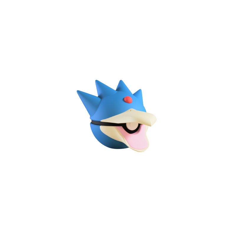 Pokéball de Golduck Impresa en 3D