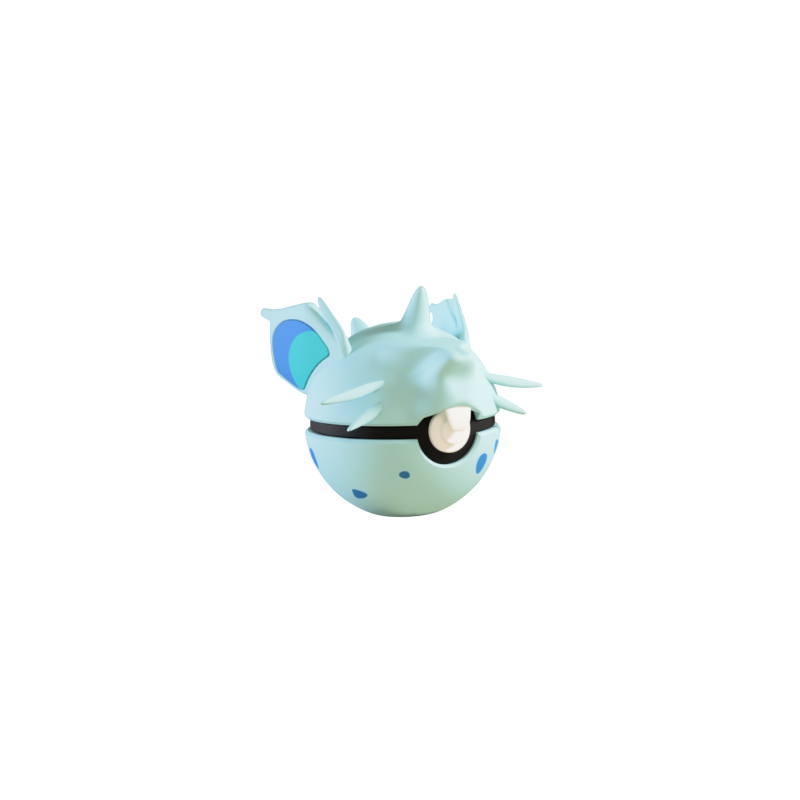 Pokeball de Nidoran Hembra Impresa en 3D