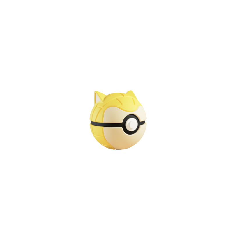 Pokeball de Sandshrew Impresa en 3D