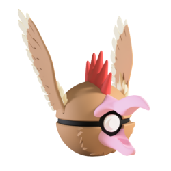 Pokeball de Fearow Impresa...