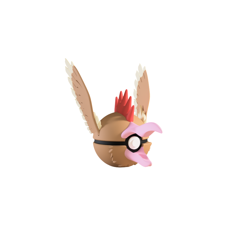 Pokeball de Fearow Impresa en 3D