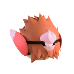 Pokeball de Spearow Impresa...