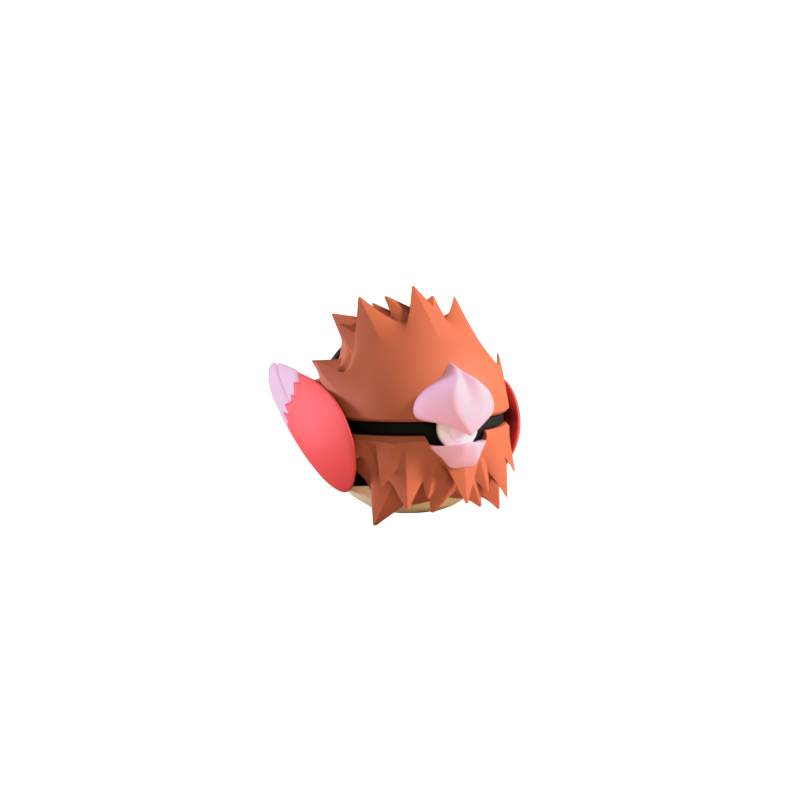 Pokeball de Spearow Impresa en 3D