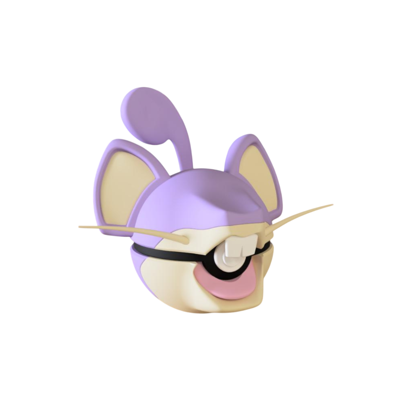 Pokeball de Rattata Impresa en 3D
