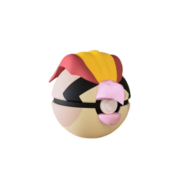Pokeball de Pidgeot Impresa en 3D