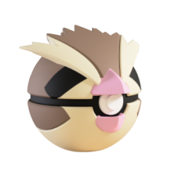 Pokeball de Pidgey Impresa...