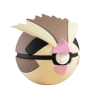 Pokeball de Pidgey Impresa en 3D