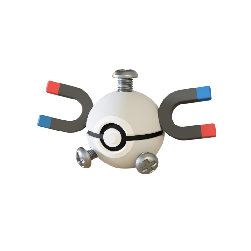 Pokéball de Magnemite Impresa en 3D