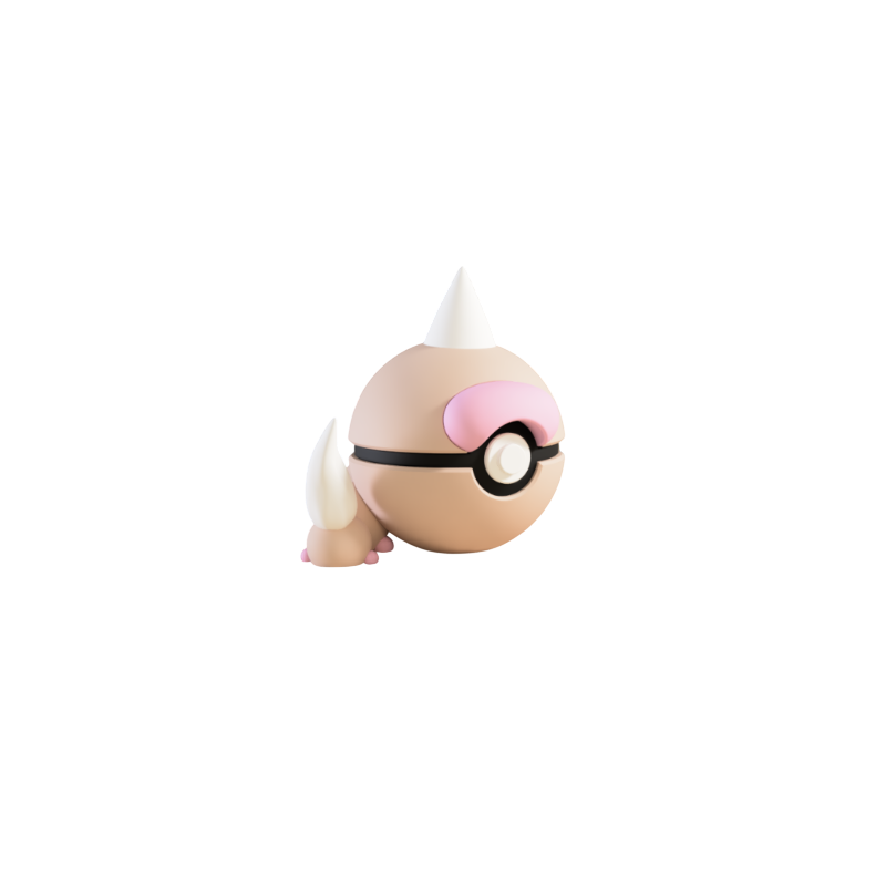 Pokeball de Weedle Impresa en 3D