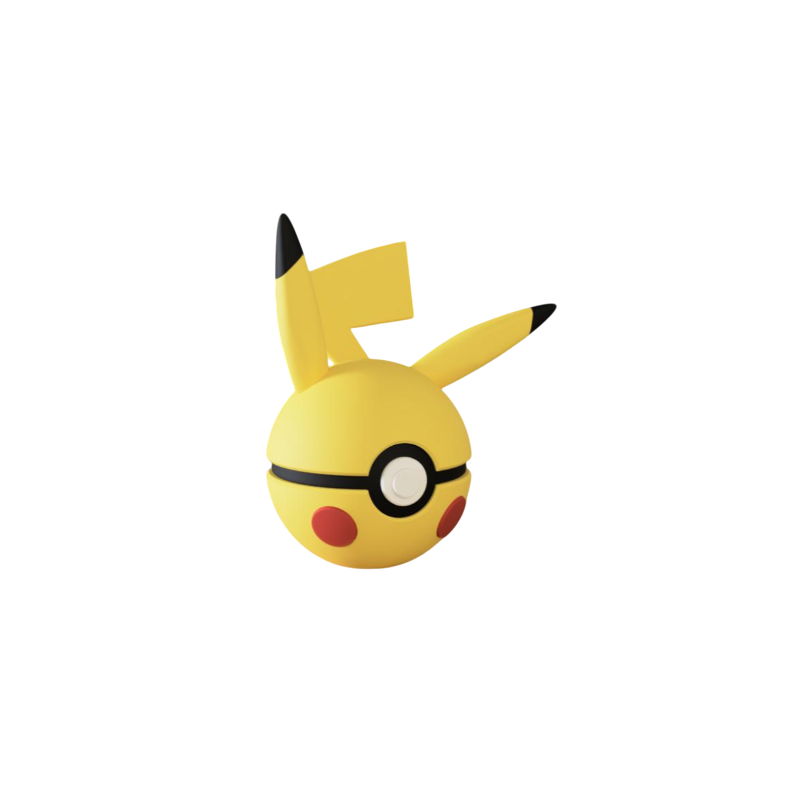 Pokéball de Pikachu Impresa en 3D| Pikachu Pokeball