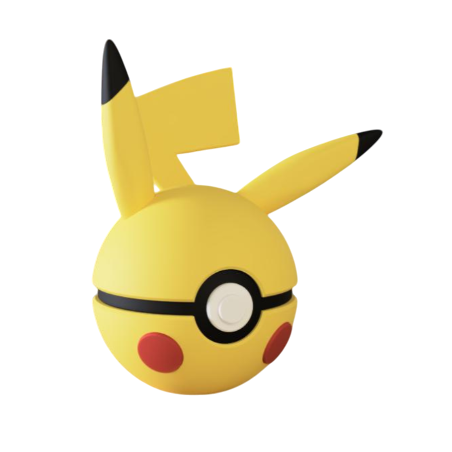 Pokéball de Pikachu Impresa en 3D| Pikachu Pokeball