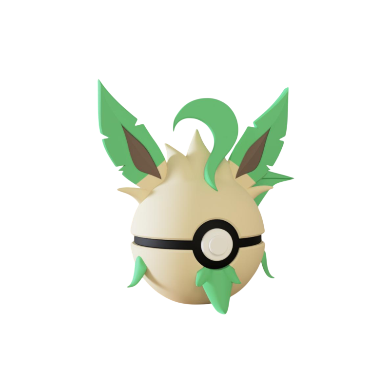 Pokéball de Leafeon Impresa en 3D