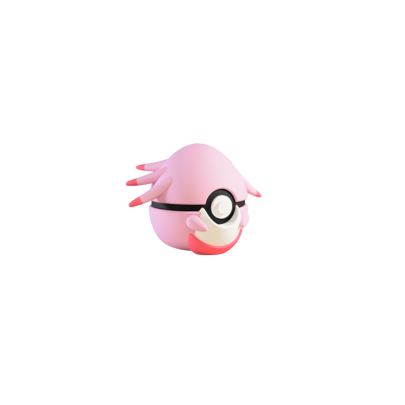 Pokéball de Chansey Impresa en 3D