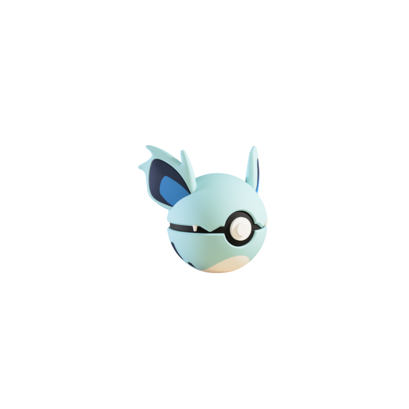 Pokeball de Nidorina Impresa en 3D