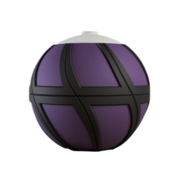 Pokéball Dark Ball Impresa en 3D| Dark Ball Pokeball