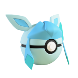 Pokeball de Glaceon Impresa...