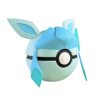 Pokeball de Glaceon Impresa en 3D