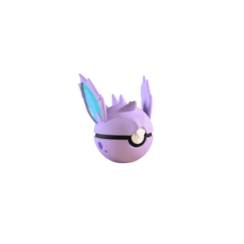 Pokeball de Nidoran Macho Impresa en 3D