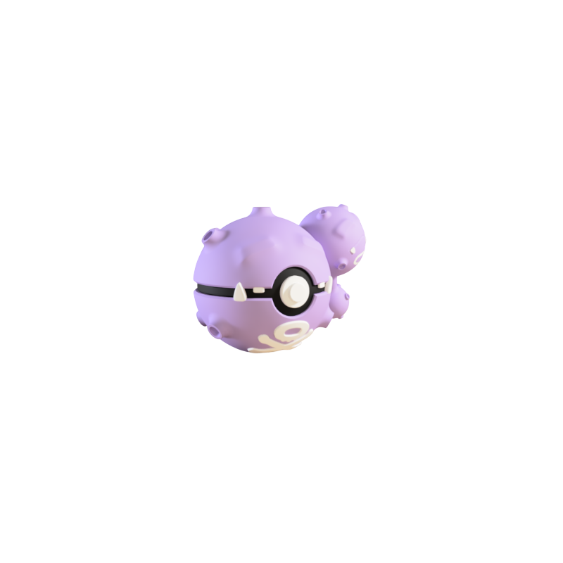Pokeball de Weezing Impresa en 3D