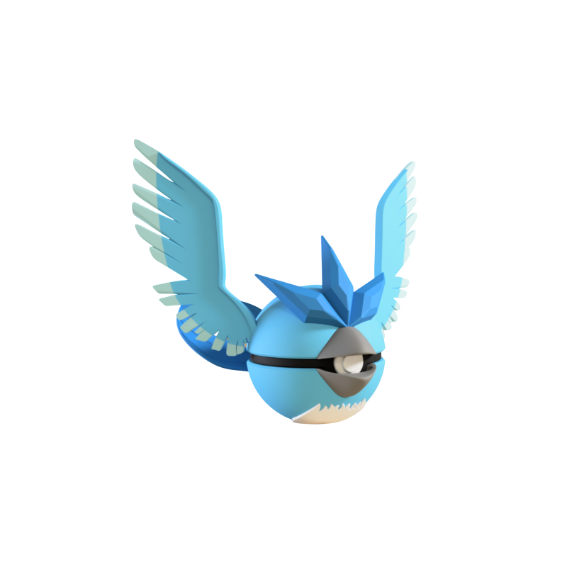 Pokéball de Articuno Impresa en 3D
