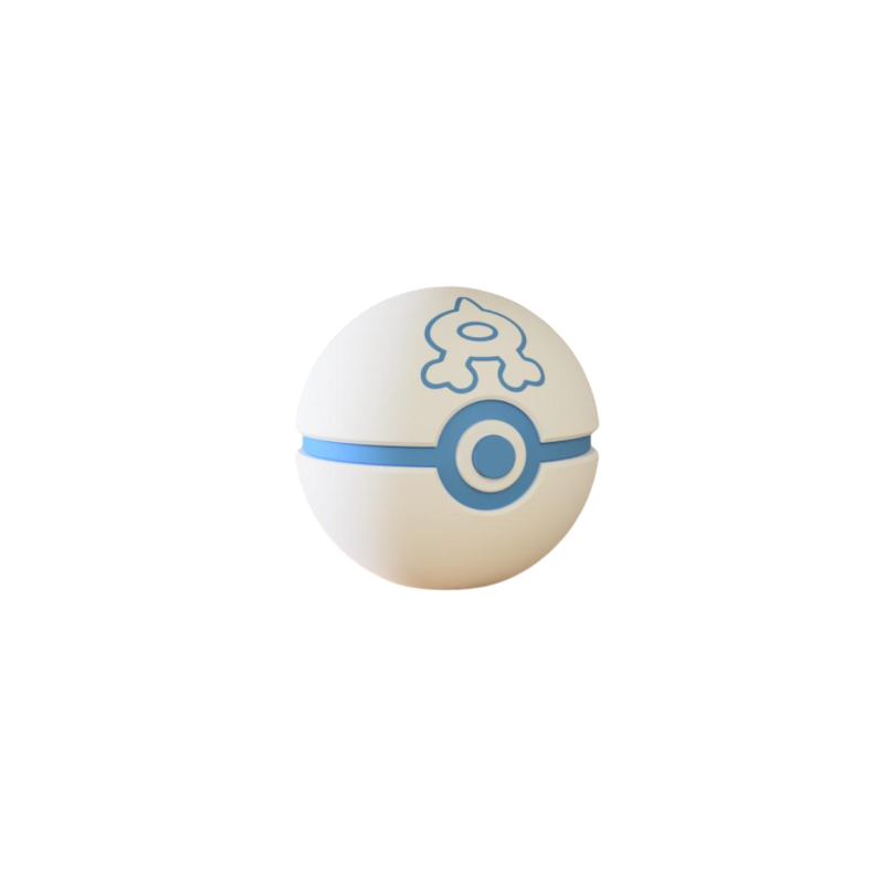Pokéball Team Aqua Ball Impresa en 3D| Team Aqua Ball Pokeball