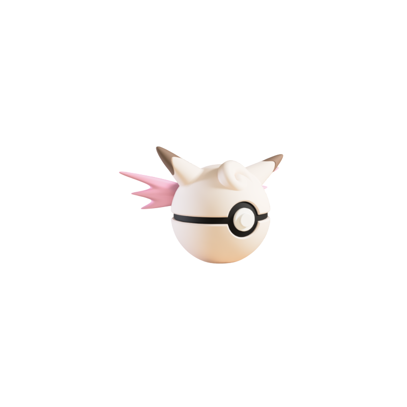 Pokeball de Clefable Impresa en 3D