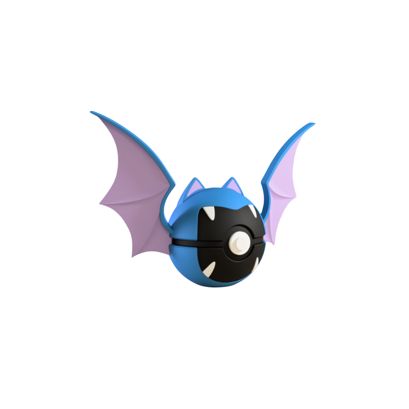 Pokéball de Golbat Impresa en 3D