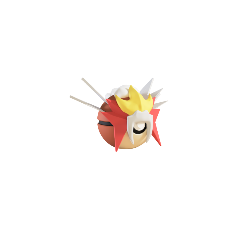 Pokéball de Entei Impresa en 3D