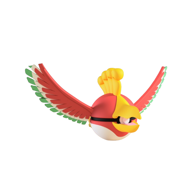 Pokéball de Ho Oh Impresa en 3D