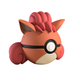 Pokéball de Vulpix Impresa...