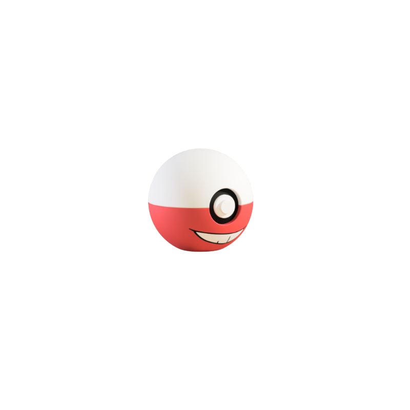 Pokéball de Electrode Impresa en 3D