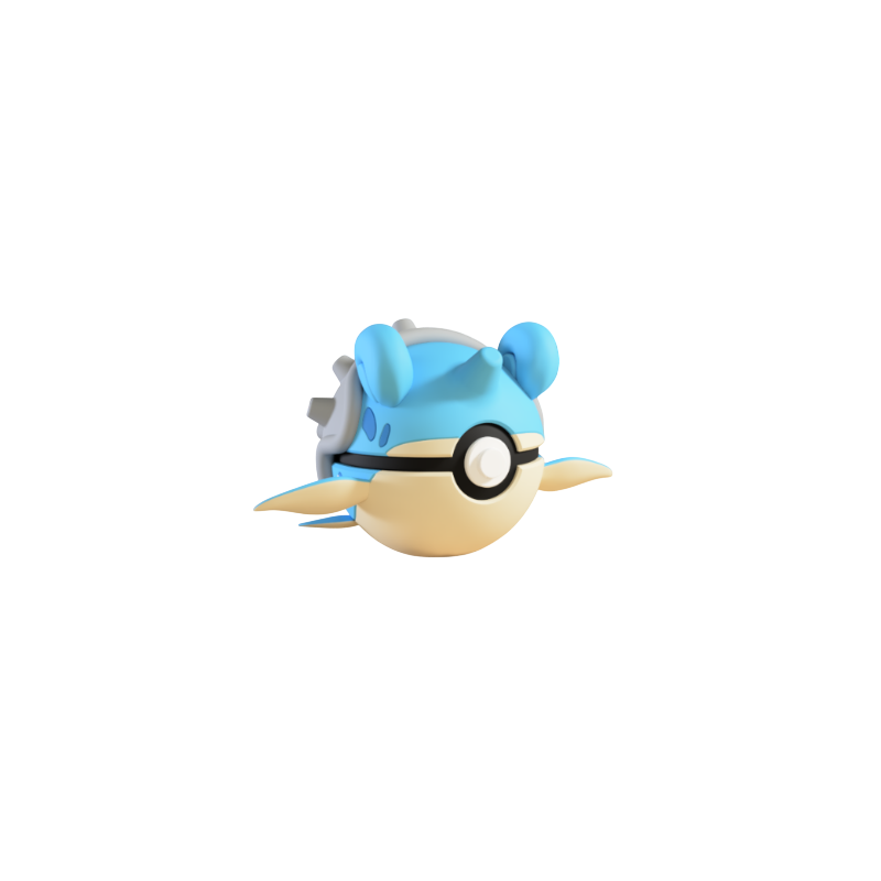 Pokéball de Lapras Impresa en 3D