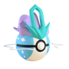 Pokeball de Suicune Impresa en 3D