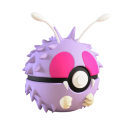 Pokéball de Venonat Impresa...