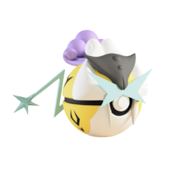 Pokeball de Raikou Impresa...