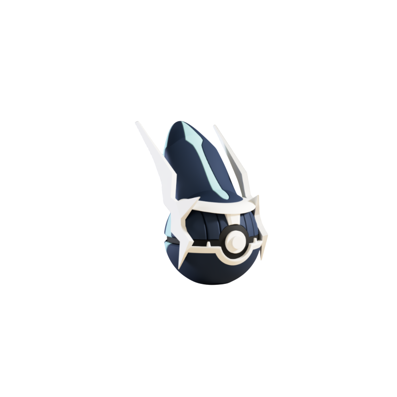 Pokéball de Dialga Impresa en 3D