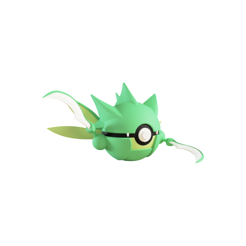 Pokéball de Scyther Impresa en 3D