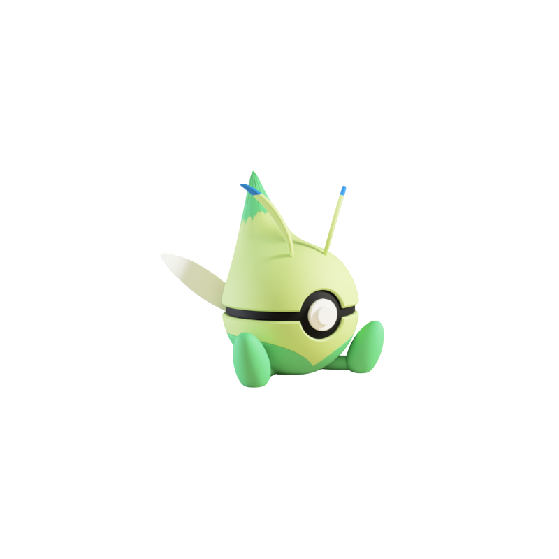 Pokeball de Celebi Impresa en 3D