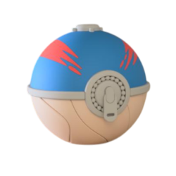 Pokéball Super Ball Hisui Impresa en 3D| Super Ball Hisui