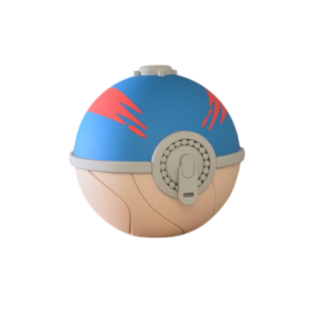 Pokéball Super Ball Hisui Impresa en 3D| Super Ball Hisui