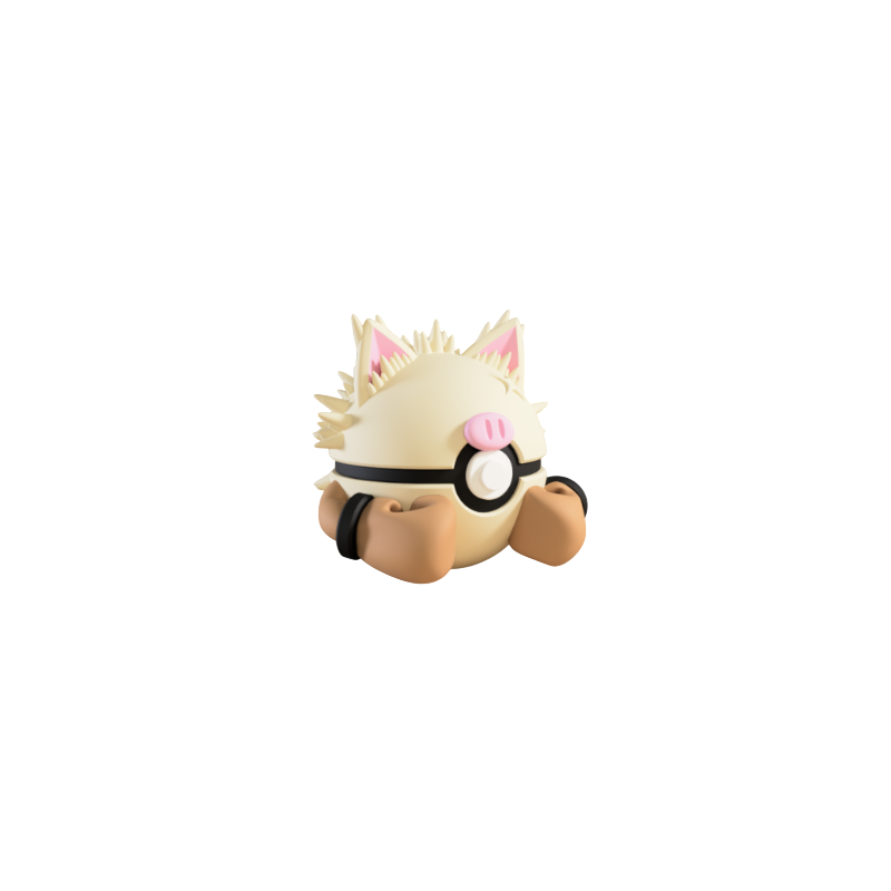 Pokéball de Primeape Impresa en 3D