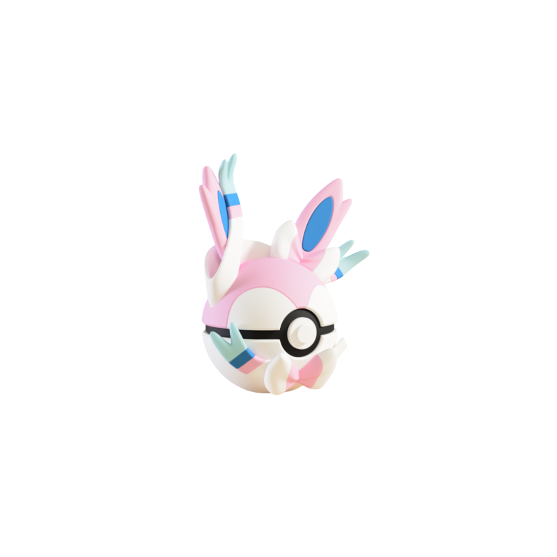 Pokéball de Sylveon Impresa en 3D