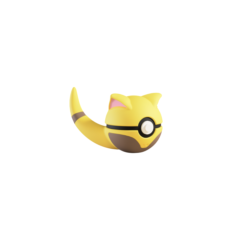 Pokéball de Abra Impresa en 3D