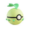 Pokéball de Chikorita Impresa en 3D